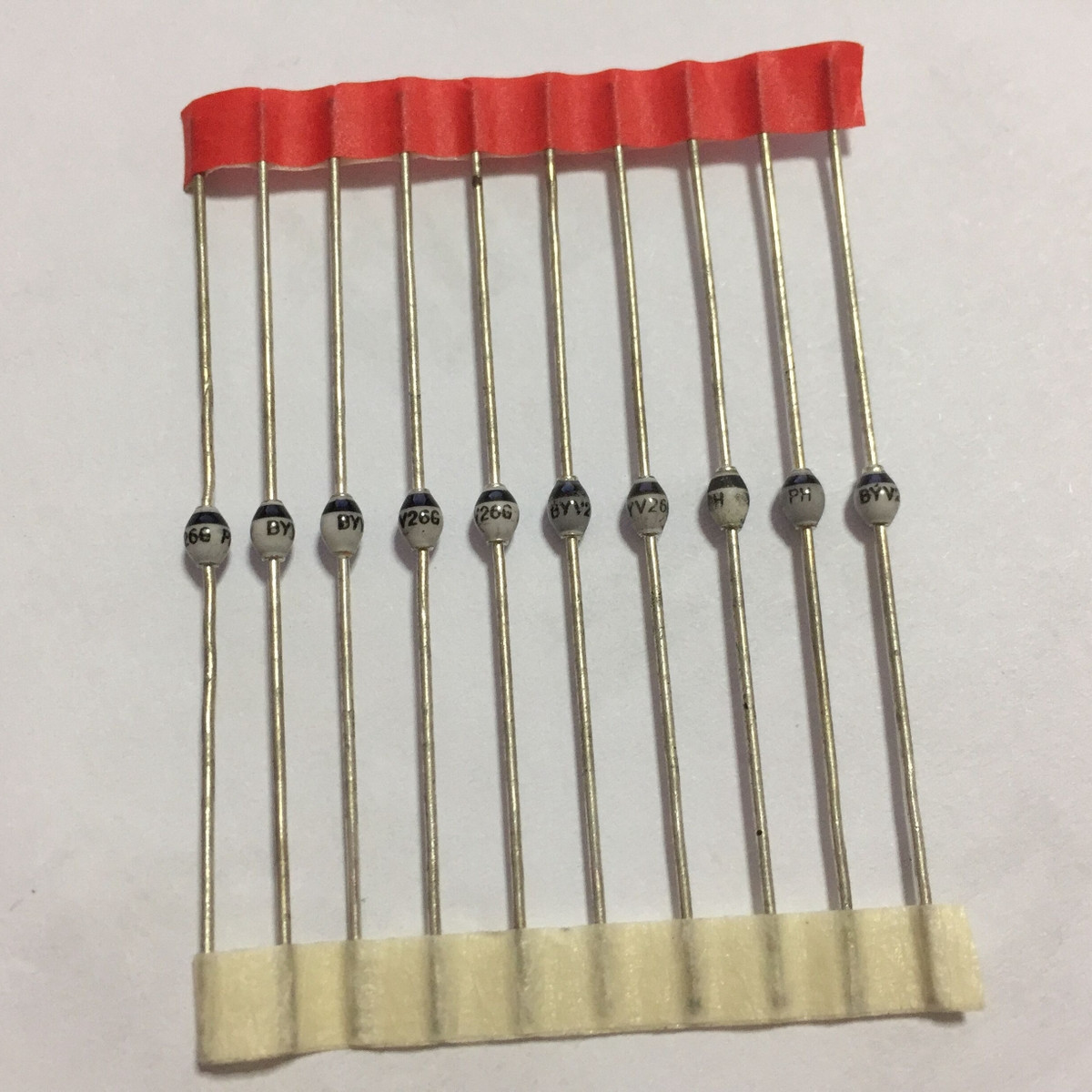 BYV26G 1A 1400V 全新原装进口 超快速玻璃钝化二极管SOD-57