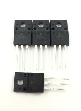 液晶常用三极管 K3567场效应  MOS管 N沟道 600V TO220F塑封 直插
