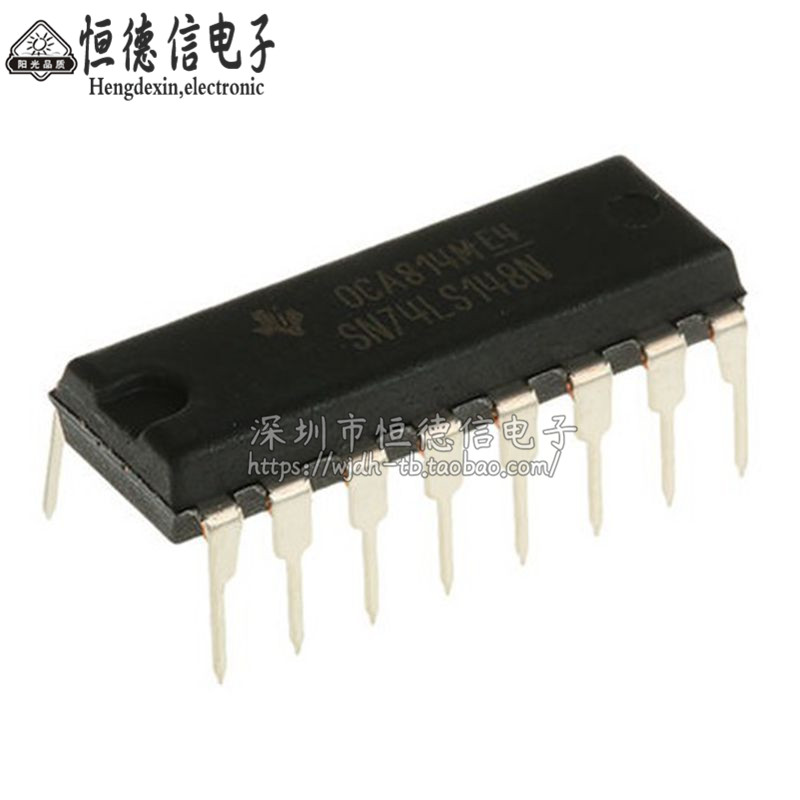 现货直插 SN74LS148N DIP-16 HD74LS148 74LS148 编码器 74系列