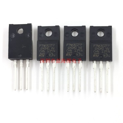 P7NK80ZFP场效应管 全新原装进口常用液晶MOS 7A800V STP7NK80ZFP