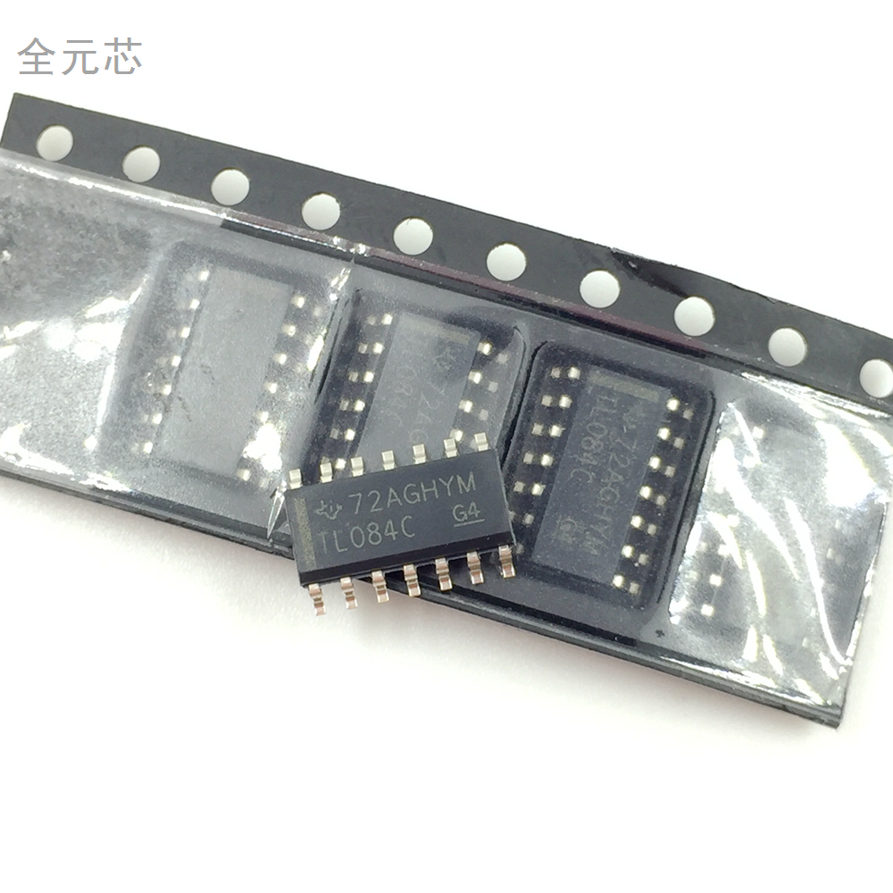 TL084C 芯片 全新原装进口 SOP14 线性-仪表/缓冲放大器贴片14脚