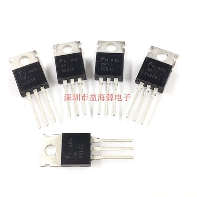 进口 全新 原装 FQP50N06 50A 60V MOS场效应管50N06 TO-220 直插