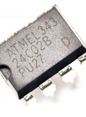 24C08B 直插 AT24C02B-10PU-2.7 全新原装 DIP8 存储器256*8(2K)