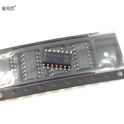 SN74ACT14DR 芯片 丝印：ACT14 贴片 SOP-14 逻辑IC六路相反器