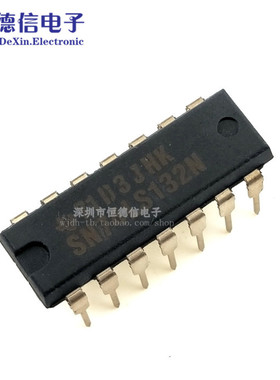 HD74LS132P SN74LS132N DIP14 施密特触发器 全新原装