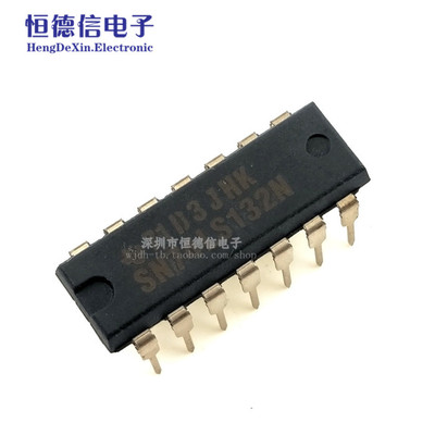 HD74LS132P SN74LS132N DIP14 施密特触发器 全新原装