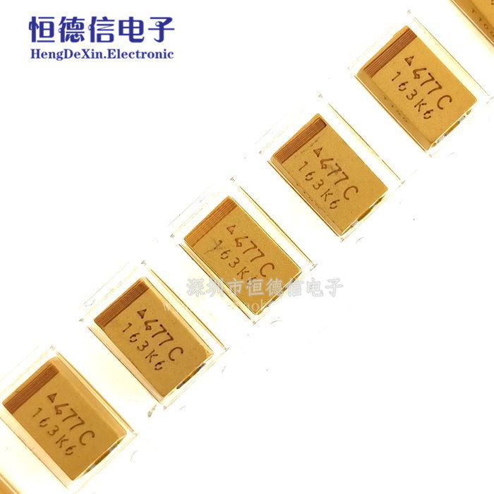 E型 16V 470UF 477C丝印 全新 贴片钽电容 7343 E型 400个一盘