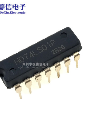 全新原装 直插 HD74LS01P 集电极开路2输入端四与非门 DIP-14