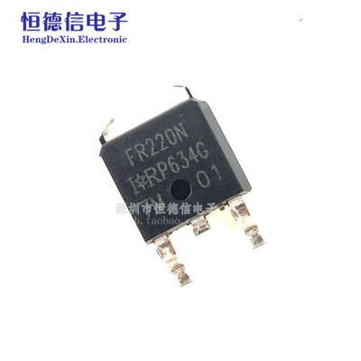 原装正品 贴片 IRFR220NTRPBF 场效应管 MOSFET N 200V 5A TO-252