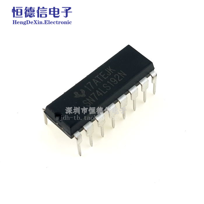 直插 HD74LS192P SN74LS192N 可预置BCD双时钟可逆计数器 DIP-16