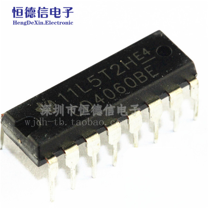 全新 CD4060BE HEF/HCF 14级二进制串行计数 CD4060 直插DIP-16