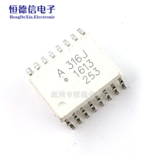 A316J HCPL-316J 光耦贴片SOP16 全新 A316J光耦