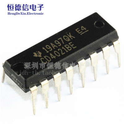 CD4021 CD4021BE 直插DIP-16 移位寄存器 德洲进口全新原装