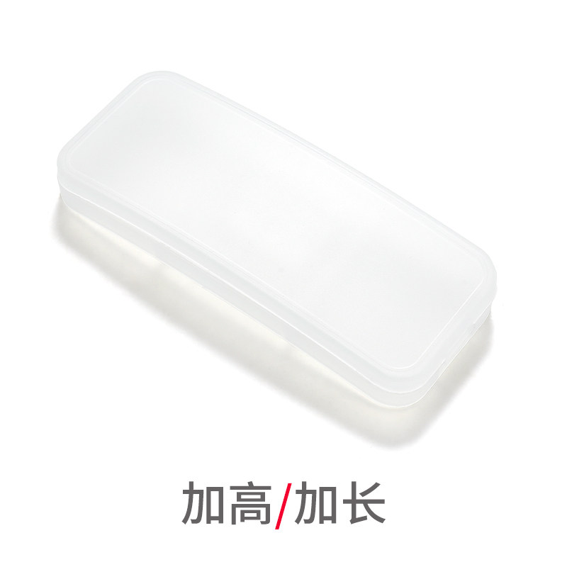 墨镜夹片盒白色磨砂眼镜盒便携女小巧抗压防摔太阳眼镜夹片收纳男