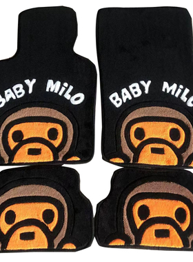 适用于宝马迷你miniCountryman Clubman Coupe汽车脚垫 地毯卡通