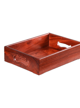 天纵非洲小叶紫檀手扶果盘