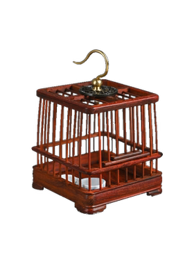 天纵小叶紫檀梯形蝈蝈笼