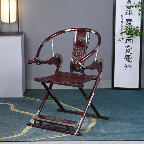 天纵赞比亚血檀王世襄交椅