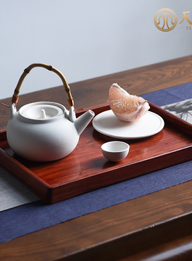 天纵非洲小叶紫檀独板托盘