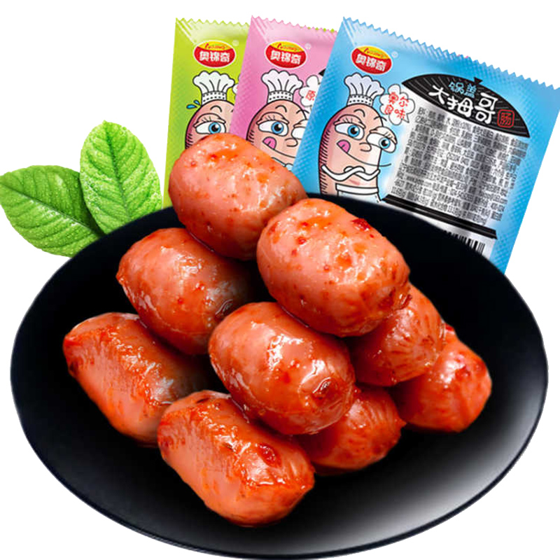 奥锦奇大拇哥子弹即食台式烤小香肠