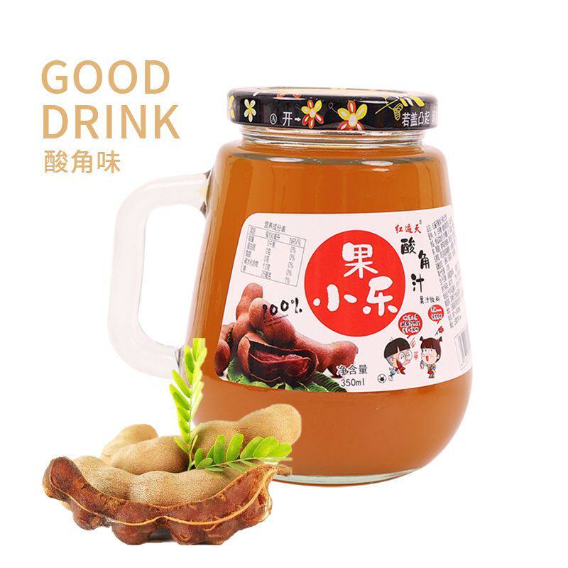 云南特产酸角汁风味饮料整箱特价批发玻璃瓶多口味过春节年货酒席