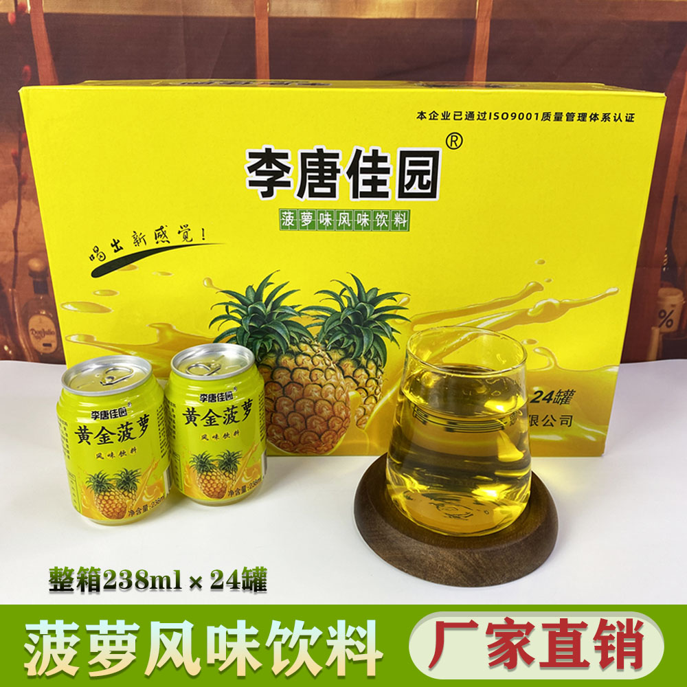 菠萝风味饮料整箱24瓶特价批