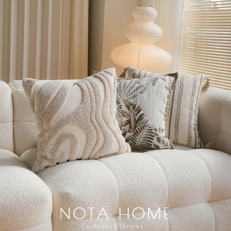 北欧风抱枕刺绣枕套现代简约轻奢