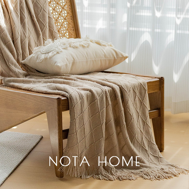 ins风沙发毯新家软装空调毯客厅