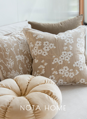 轻奢法式抱枕套高级感抱枕中古风靠垫客厅沙发床上靠枕车用异形枕