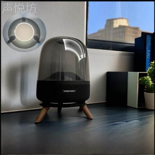 Harman Kardon音频支架适用于玻璃2/3/4代水晶第四代实木黑胡桃桌