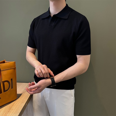 夏季轻奢领男Polo针织衫