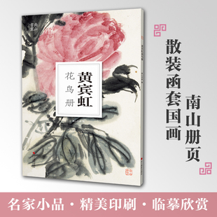 黄宾虹花鸟册南山册页丛书 南山书画历代名家册页鉴赏临摹画册 初学者临摹欣赏装饰素材中国画花鸟画技法作品集水墨绘画艺术教程
