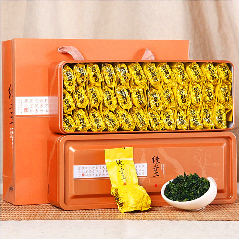 新茶春茶安溪铁观音浓香型茶叶乌龙茶小泡袋礼盒装500g送礼自饮