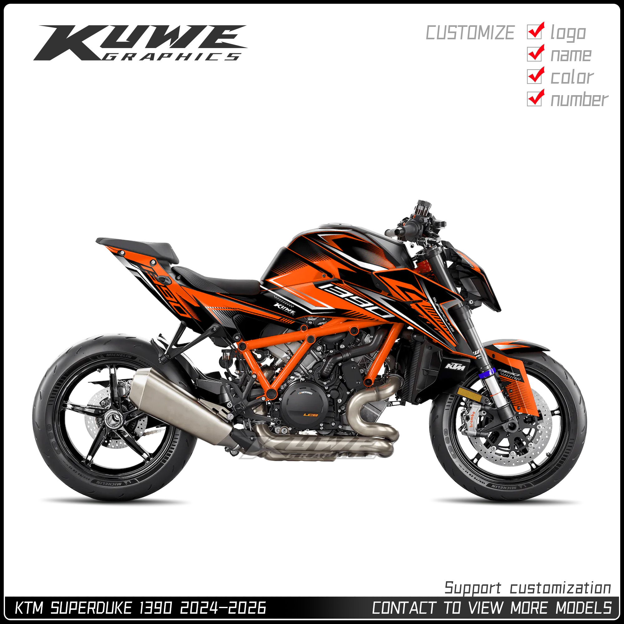 适用于KTMSUPERDUKE1390版画