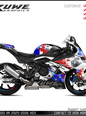 适用于BMW S 1000 RR 2025-2026 贴纸版画贴花贴画彩贴车贴定制