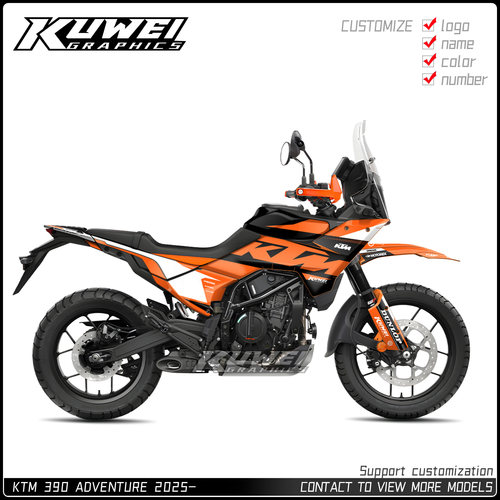 适用于2025KTM390ADV贴画贴纸