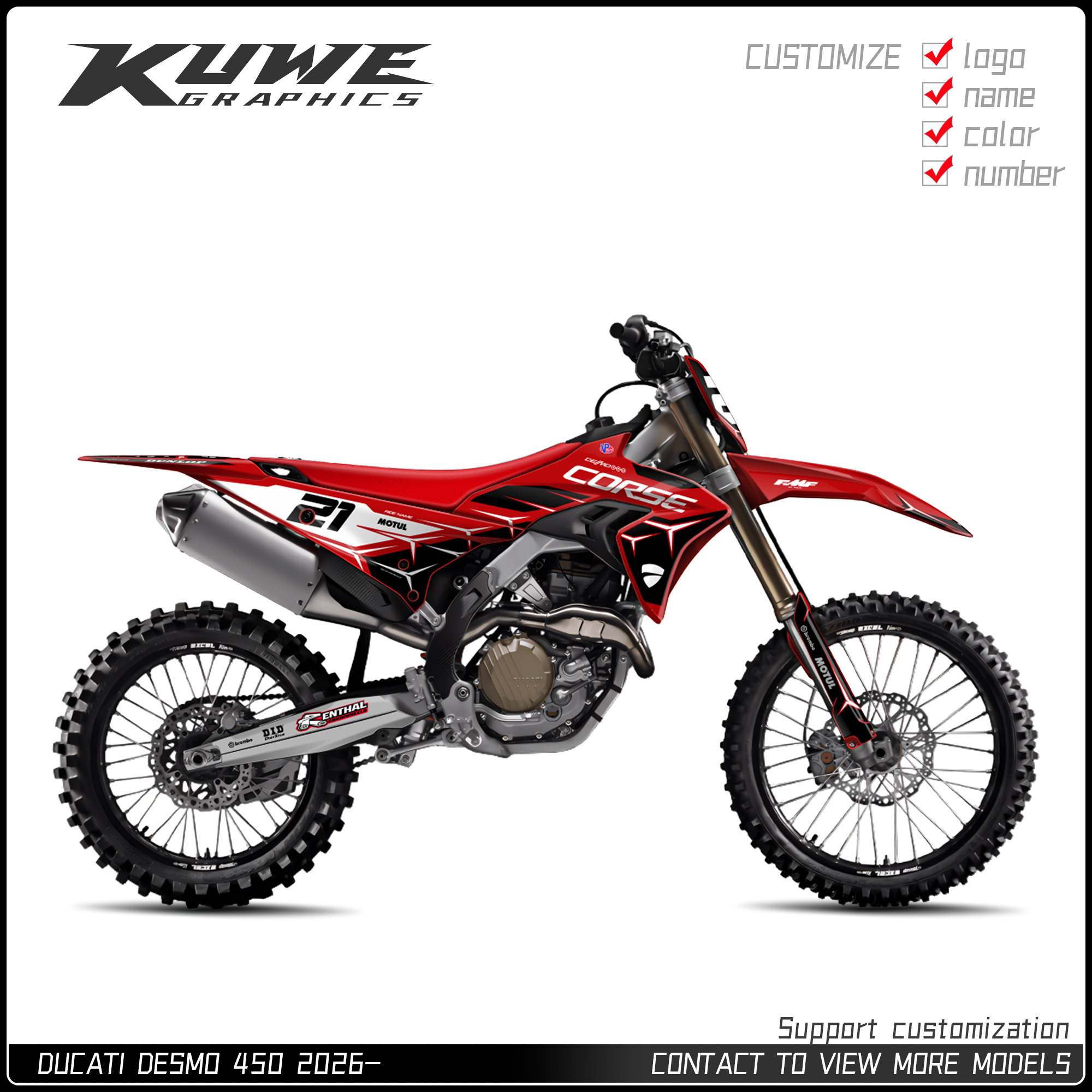 适用于DUCATIDESMO4502026贴画