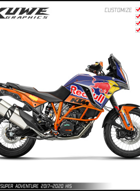 适用于2017-2020 KTM 1290 ADV贴花版画贴纸贴膜车贴个性定制版花