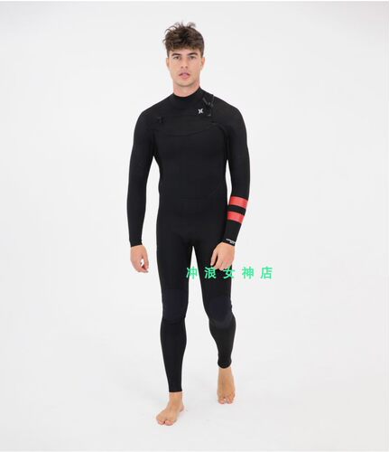 Hurley3mm冲浪防寒湿衣潜水服男