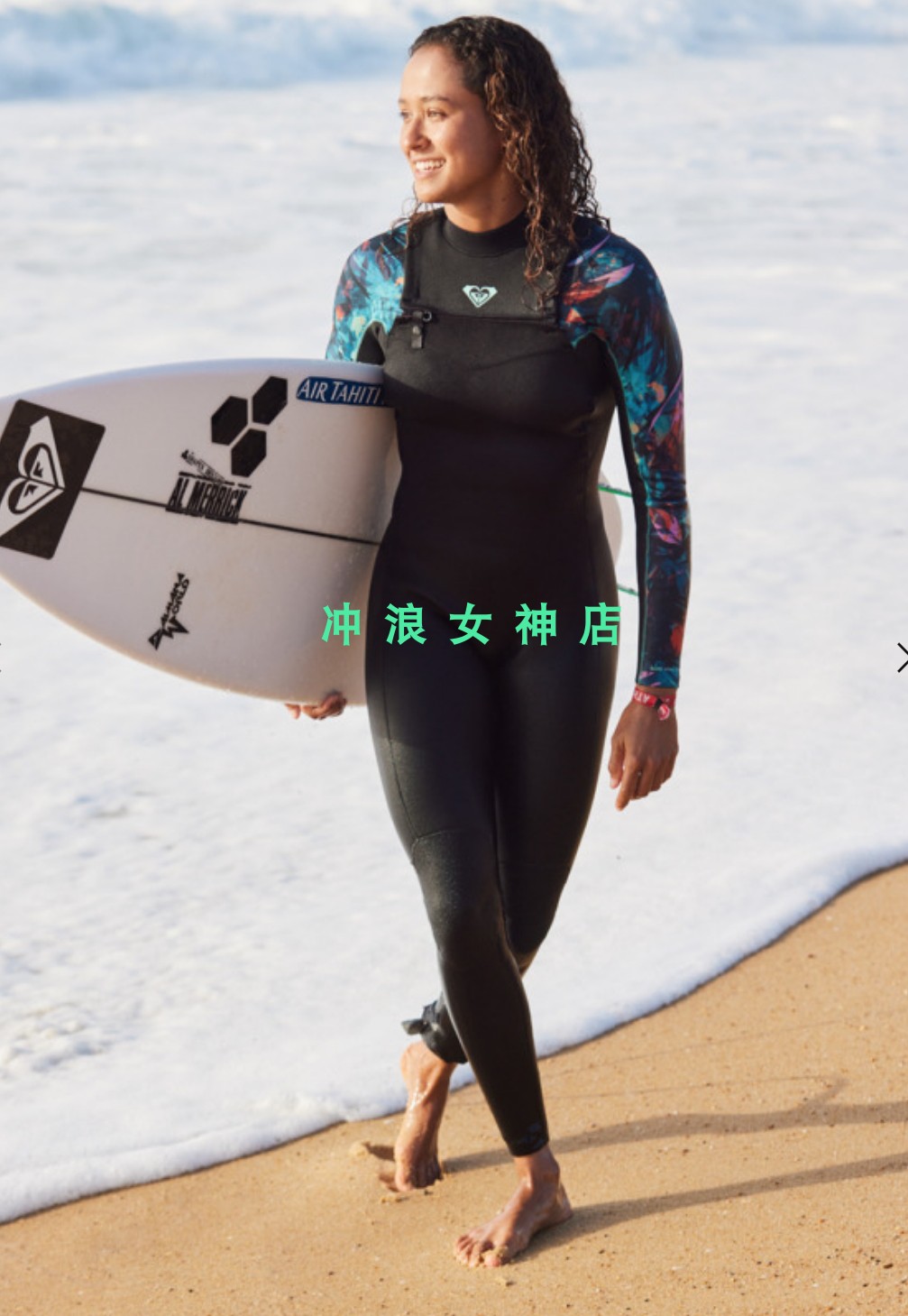 24款Roxy3mm4mm冲浪全身防寒服湿衣潜水服浮潜长袖女Surf Wetsuit