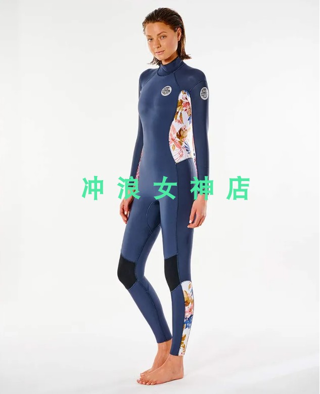 Rip Curl 3mm全身冲浪防寒服潜水服湿衣背后拉链冬女Surf Wetsuit