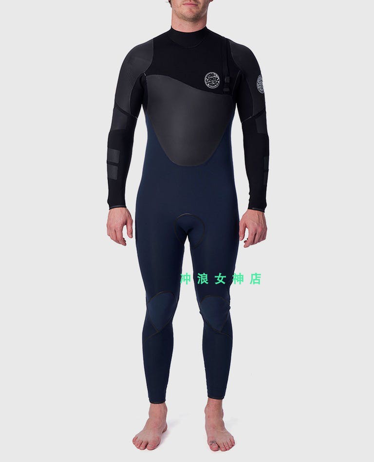 自动加热3/2mm冲浪防寒服湿衣潜水服秋冬季全身连体款男Rip Curl