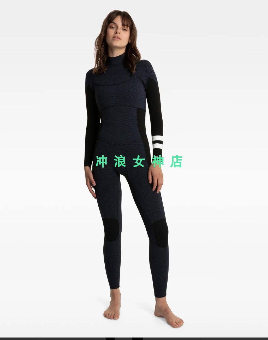 25款Hurley4/3mm全身冲浪防寒服湿衣潜水服女 Surf Wetsuit Women