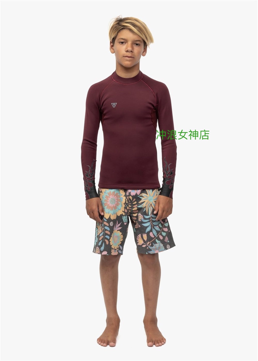 美国Vissla儿童男孩1mm冲浪防寒服湿衣潜水服上衣夹克Boy Wetsuit