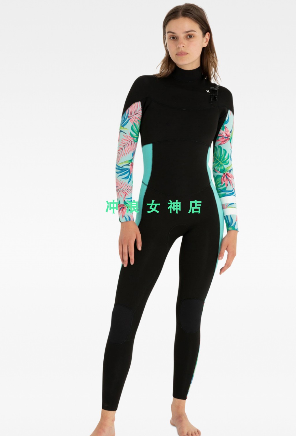 Hurley3mm4mm冲浪全身防寒服湿衣潜水服浮潜长袖冬女surf wetsuit