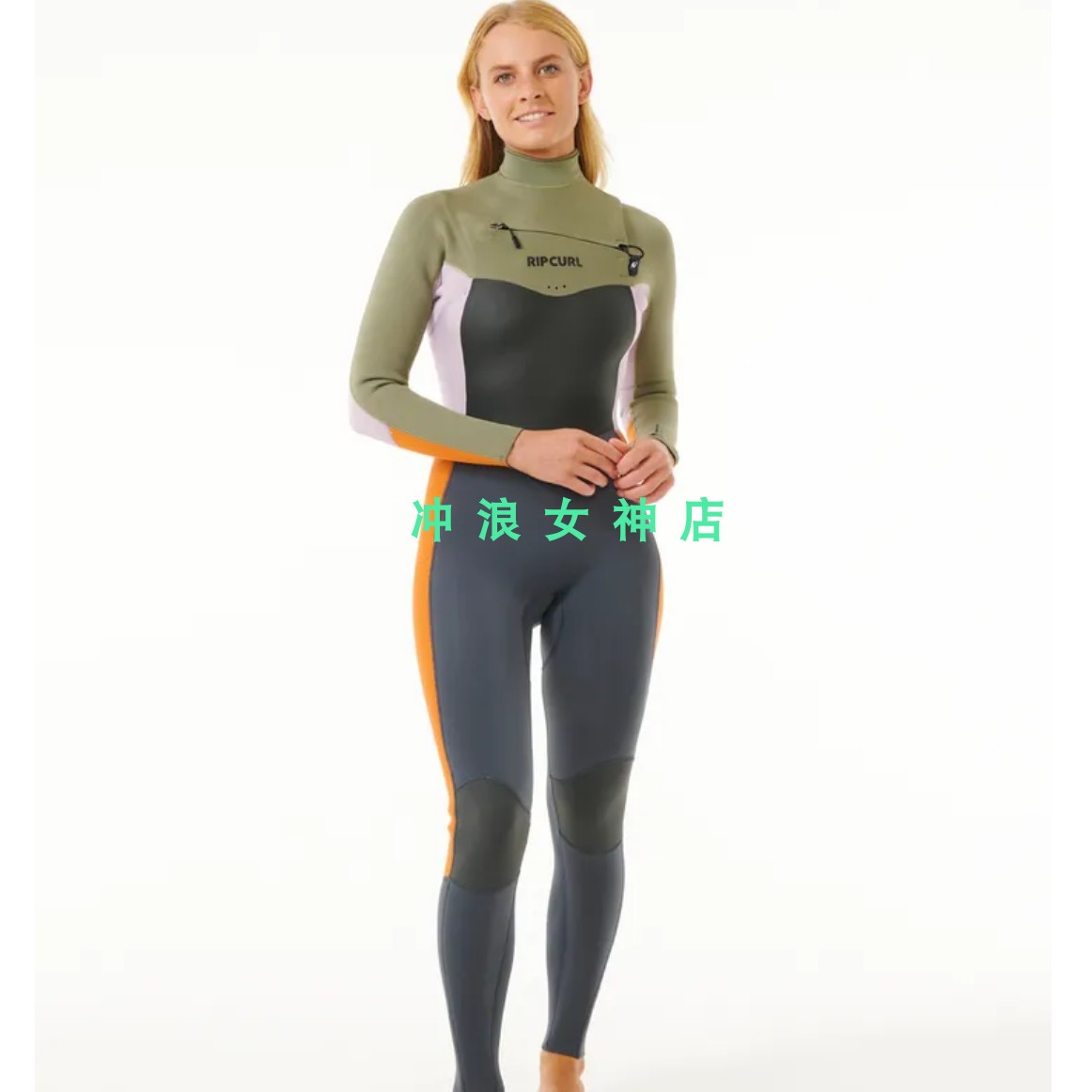 Rip Curl4/3mm全身冲浪防寒服潜水服湿衣冬女 Surf Wetsuit Women
