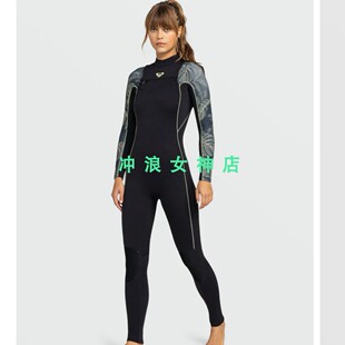 25款Roxy3/2mm潜水服冲浪全身防寒衣湿衣浮潜防晒衣女SurfWetsuit