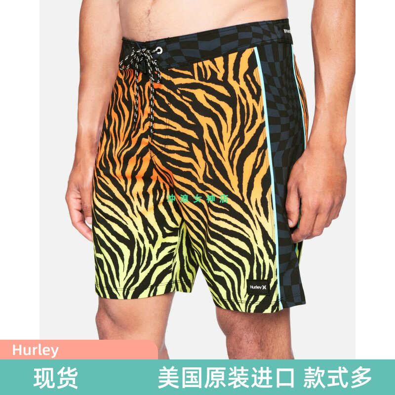 Hurley速干沙滩裤冲浪短裤度假
