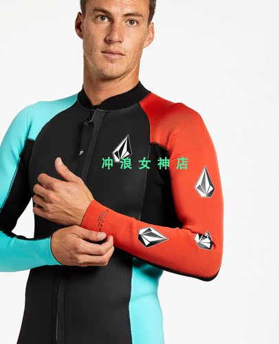 Volcom 2mm冲浪外套夹克防寒衣潜水服湿衣男 Surf WETSUIT JACKET