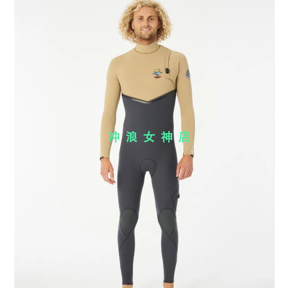 RIP CURL 4/3mm防寒服全身冲浪湿衣潜水服防晒冬男E-Bomb Wetsuit